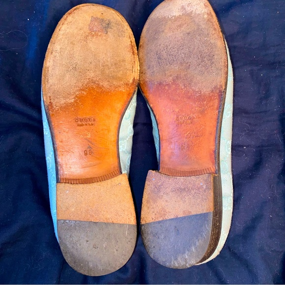 Gucci Princetown GG Monogram Limited Edition Denim Loafers Light Blue - Picture 11 of 12